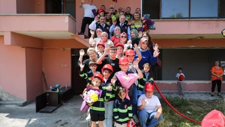 Düzce İtfaiyesine Babalar Günü Sürprizi