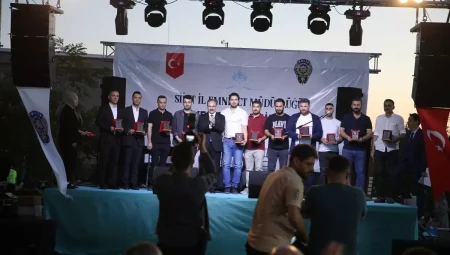 Siirt’te Emniyet Mensuplarına Veda Merasimi