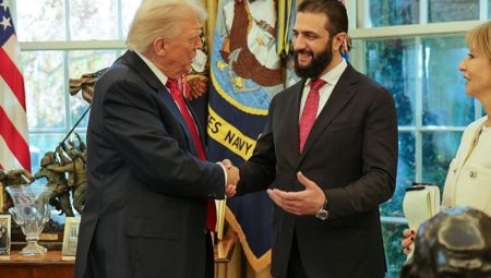 Şara ve Trump’tan Suriye Üzerine Görüşme